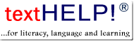 text help, for literacy, language and learning