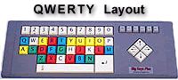 big keys plus - q w e r t y layout