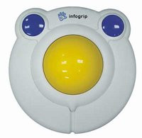 BIGtrack trackball has a large ball 3 inches in size