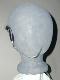 photograph of Head Mounted Sip and Puff Switch