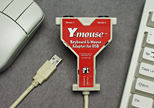 Y-mouse adapter, used for connecting PS/2 input devices to an USB computer port